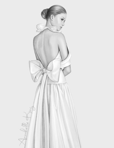 fashion illustration by Annabelle king